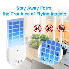 Flying Insect Trap Plug-in Mosquito Killer Indoor Gnat Moth Catcher Fly