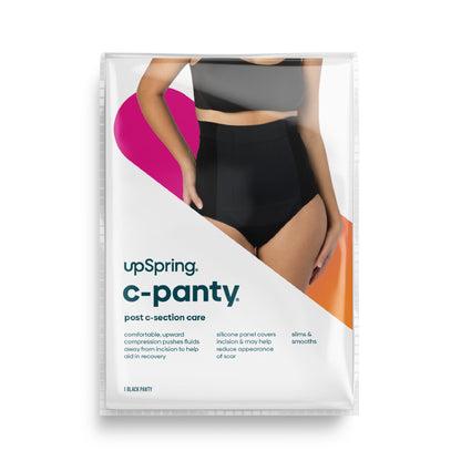 UpSpring C-Panty C-Section Recovery Underwear with Silicone Panel