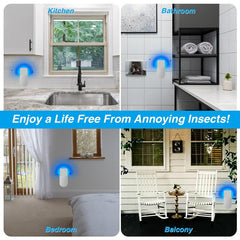 Flying Insect Trap Plug-in Mosquito Killer Indoor Gnat Moth Catcher Fly