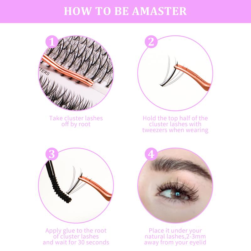 Veyesbeauty Clusters ONE MORE+DIY Lash | Bottom Lash | 7D 20D Cluster Lashes