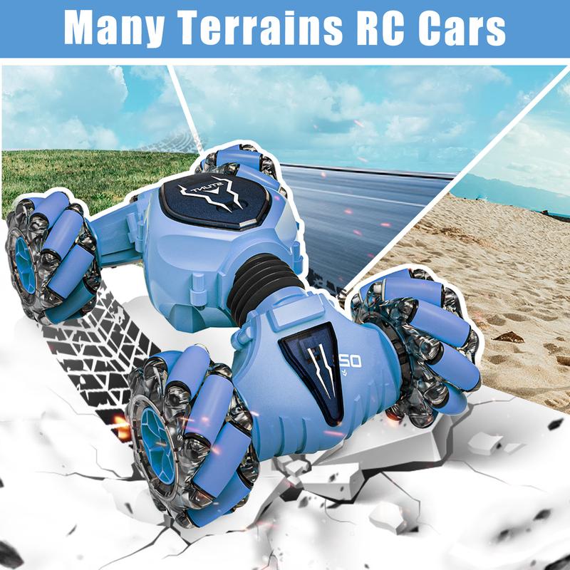 Tecnock】All-terrain gesture car, automaticlifting of mechanical spine, 360° in-situ rotation,remote control toy car with a sense of scienceand technology ...