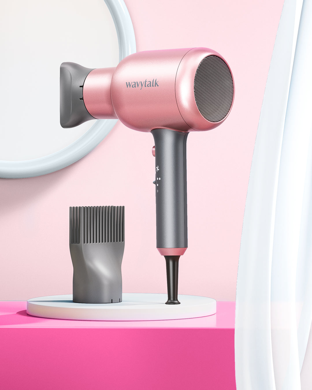 Wavytalk Professional Ionic Hair Dryer with Diffuser