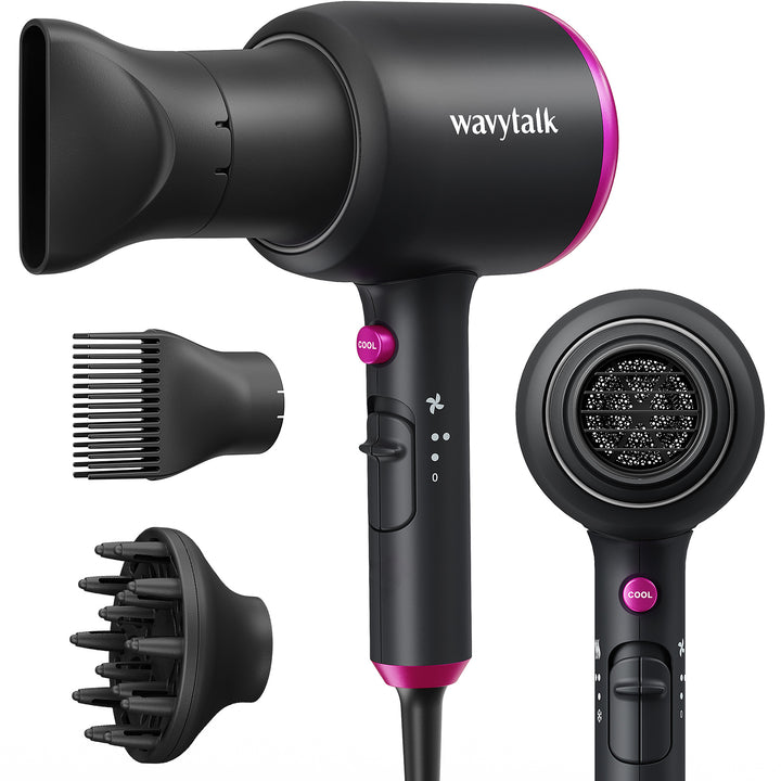 Wavytalk Professional Ionic Hair Dryer with Diffuser