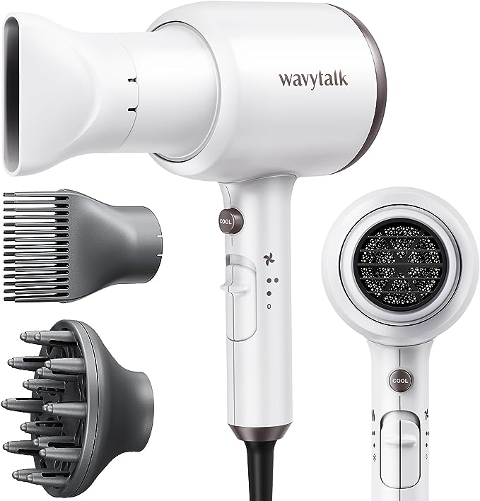 Wavytalk Professional Ionic Hair Dryer with Diffuser