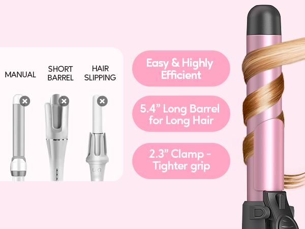 Wavytalk Rotating Curling Iron 1 inch