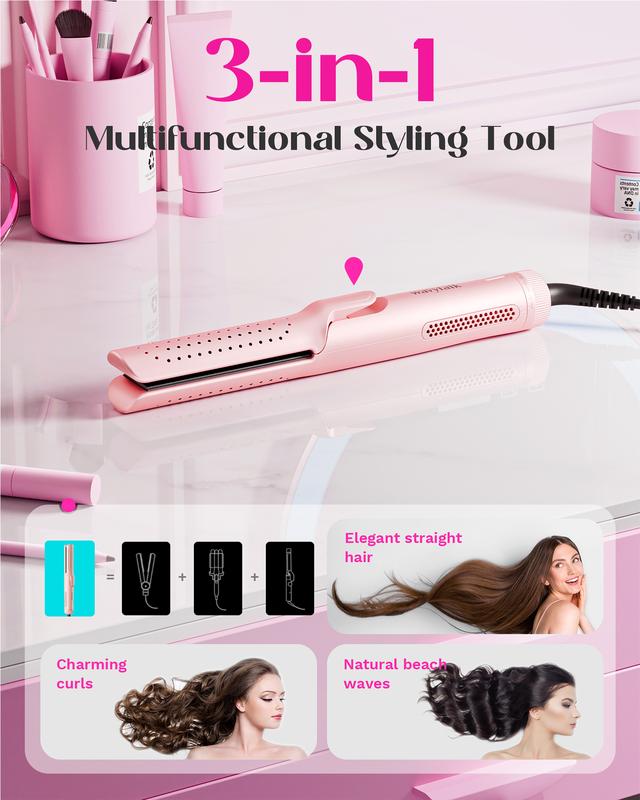 Wavytalk Airflow Styler Hair Straightener and Curler 2 in 1