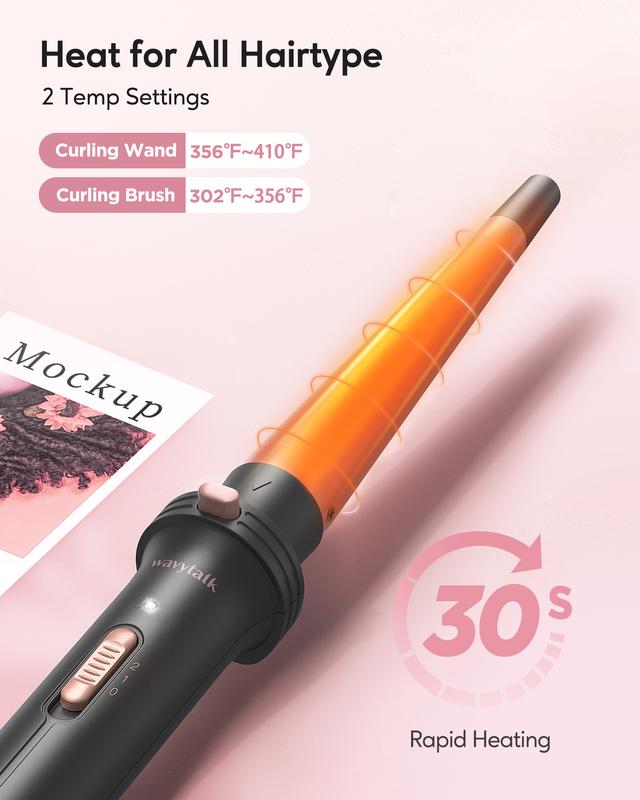 Wavytalk 5 in 1 Curling Wand Set