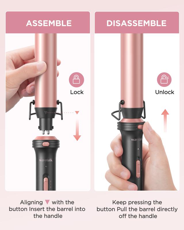 Wavytalk 5 in 1 Curling Wand Set