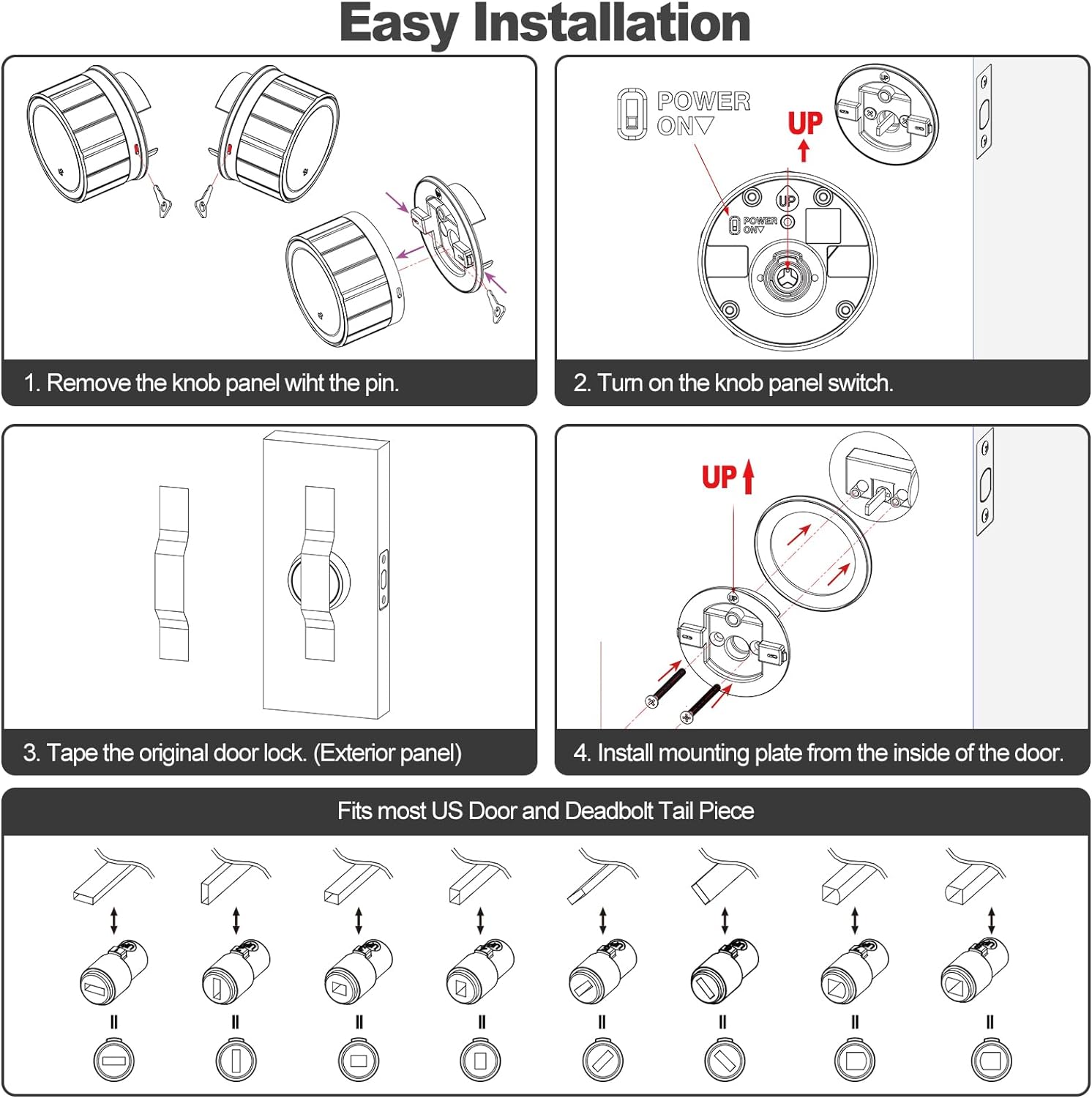 GeekTale Smart Lock Deadbolt